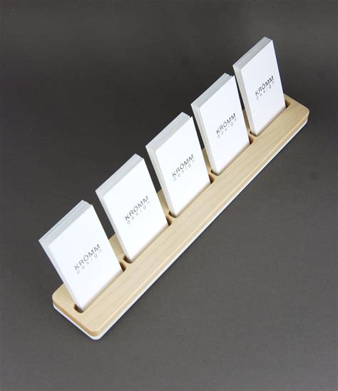 business card stand